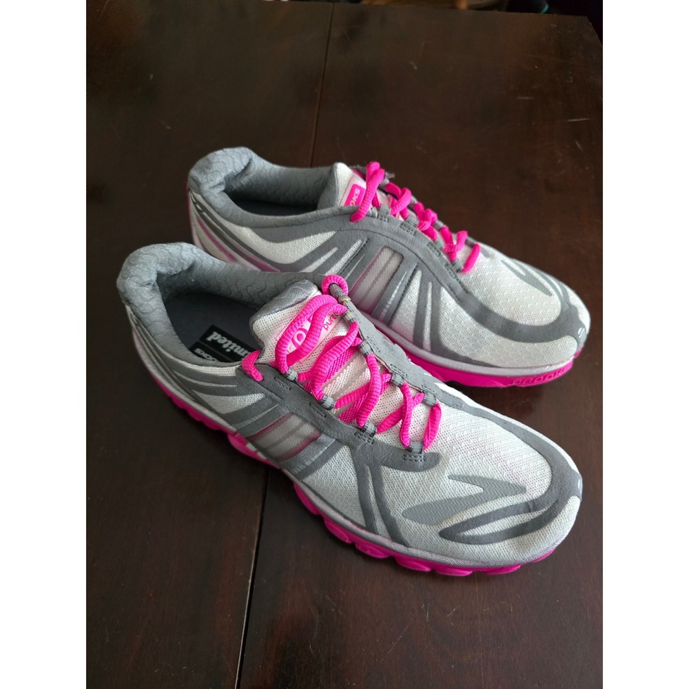 Brooks PureCadence Womens 9.5 Grey Pink Running Shoe 1201341B848 Limited Edition - Picture 2 of 10